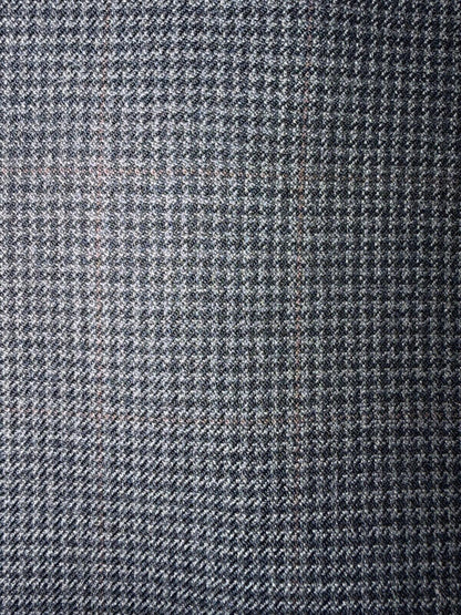 Lauren by Ralph Lauren Men's Grey Houndstooth Windowpane Blazer - Size 42S