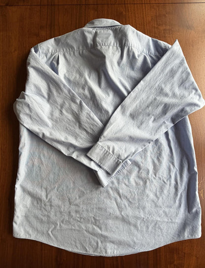 L.L.Bean Men's Light Blue Long Sleeve Button-Down Shirt - Size L
