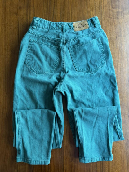 Lizwear Green High-Waisted Denim Jeans - Size 8