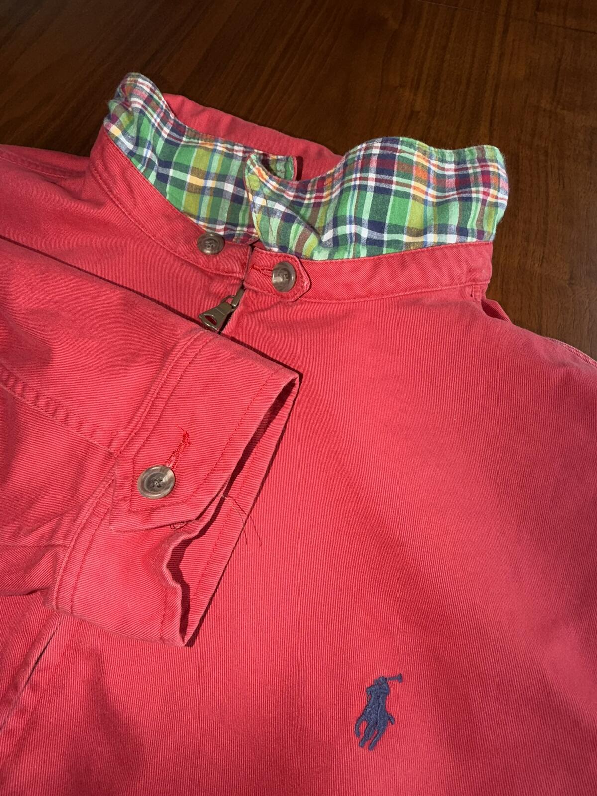 Polo by Ralph Lauren Men's Red Harrington Style Jacket - Size XXL