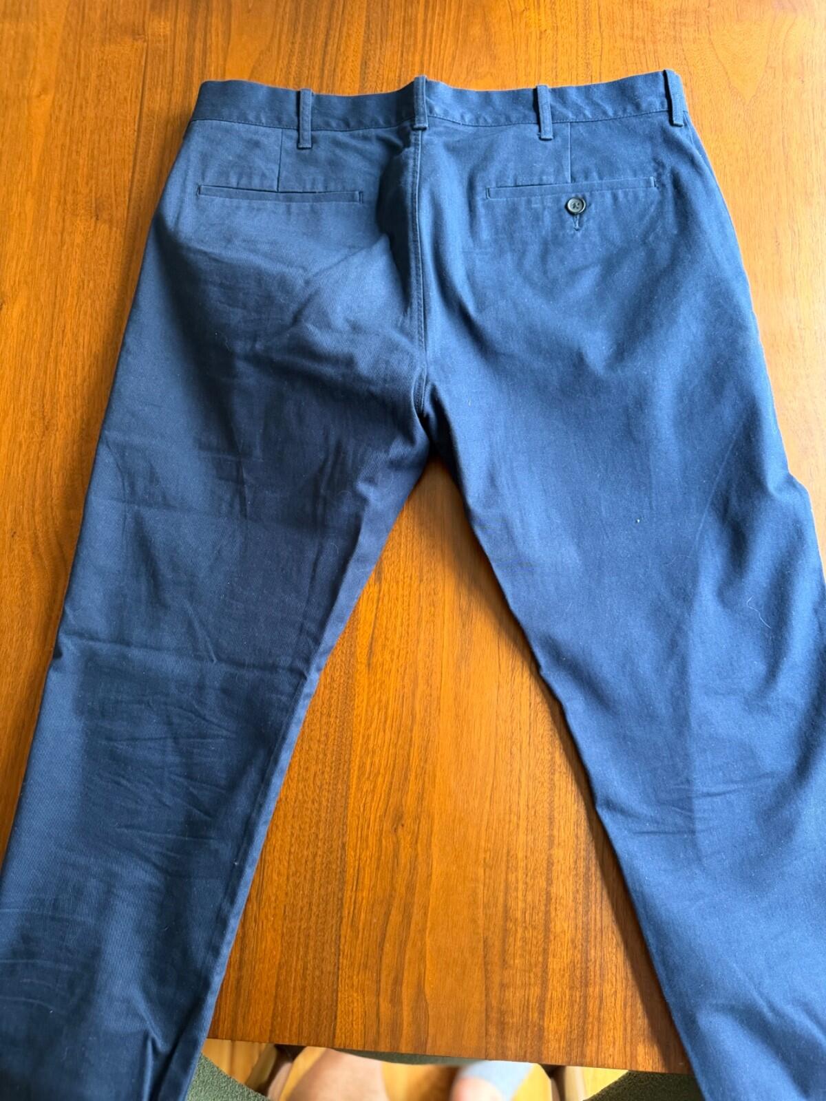 J.Crew Flex Slim Fit Chino Pants Navy Blue 33x30