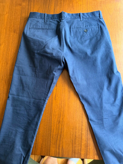 J.Crew Flex Slim Fit Chino Pants Navy Blue 33x30
