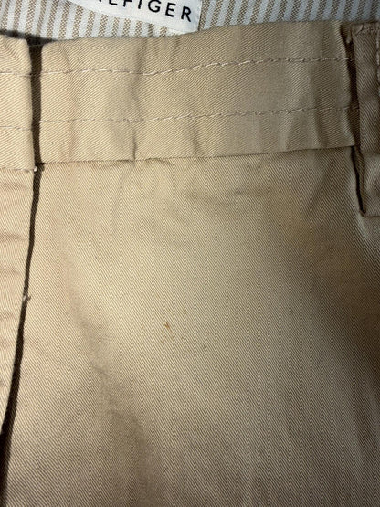 Tommy Hilfiger Women's Wide Leg Tan Stretch Pants - Size 12