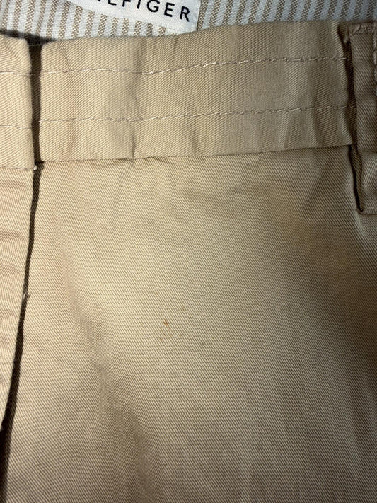 Tommy Hilfiger Women's Wide Leg Tan Stretch Pants - Size 12