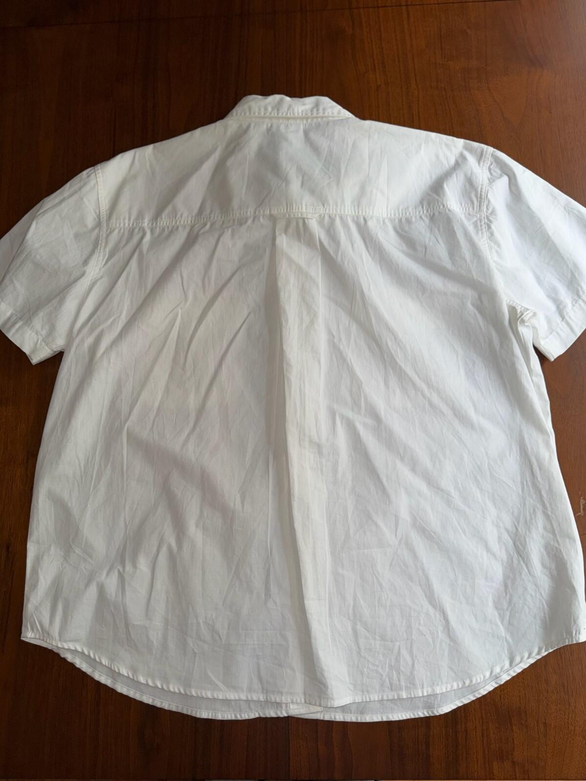 Crossroads Women's Button Up Work Shirt White - Size 1X