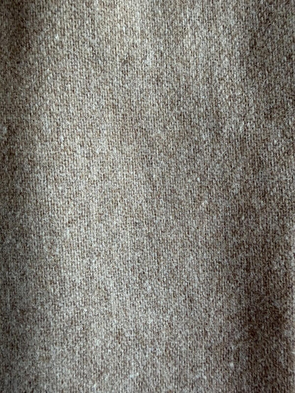 Vintage Jantzen Women's High Waisted Heathered Tan Wool Blend Trousers - Size 12