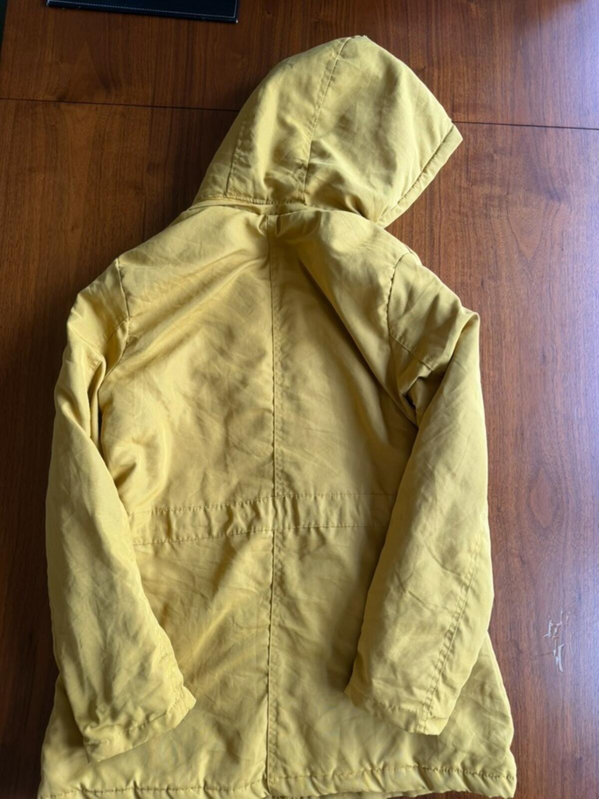 Greenlander Women's Mustard Yellow Sherpa-Lined Hooded Parka Jacket - Size M