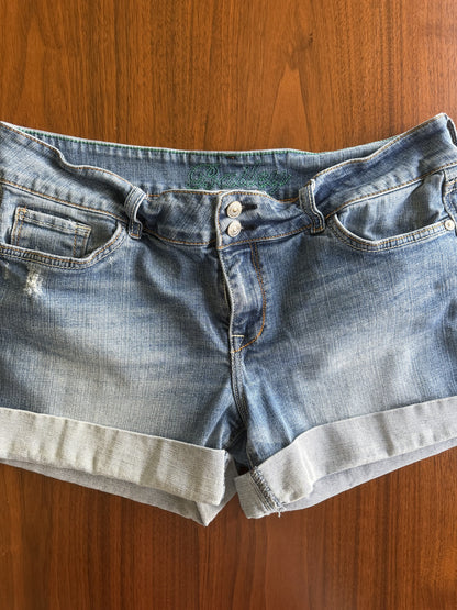 dELiA*s Y2k Light Wash Denim Shorts - Size 11/12