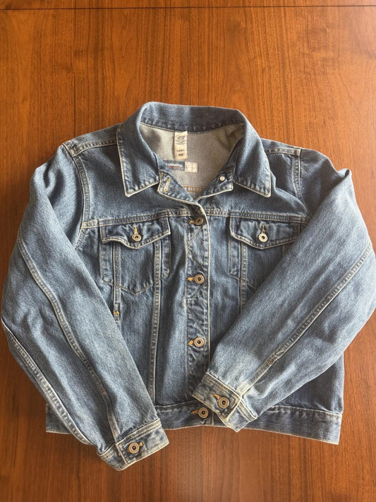 Liz Claiborne Women's Jeans Denim Trucker Jacket - Size XL
