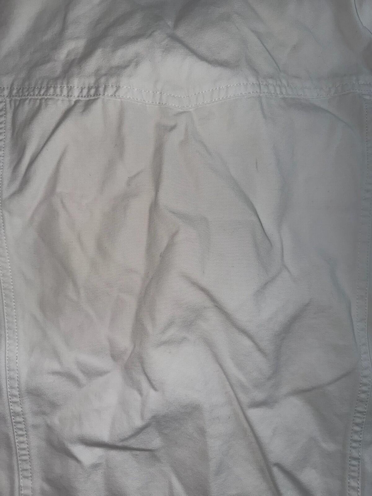 Vintage Bill Blass Jeanswear Women's Cotton Jacket White - Size S
