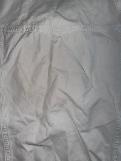 Vintage Bill Blass Jeanswear Women's Cotton Jacket White - Size S