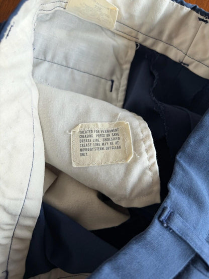Vintage 1979 US Air Force Trousers Tropical Wool Blend - 33