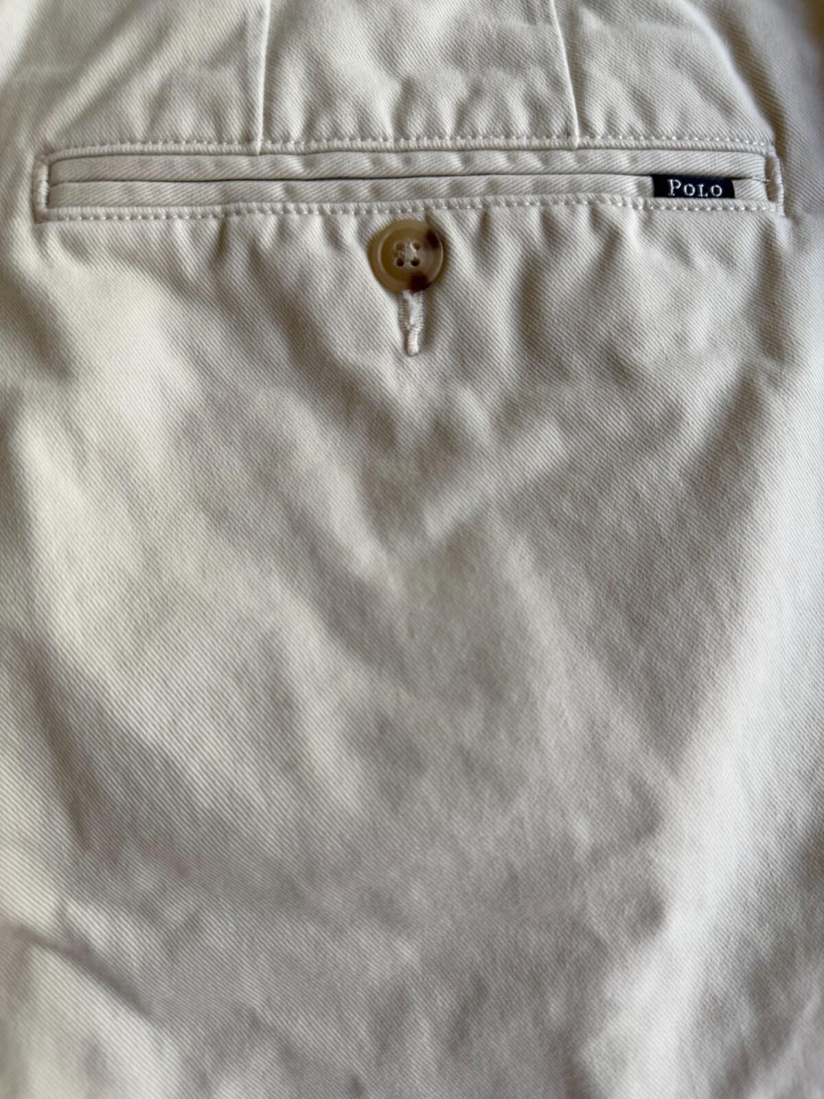 Polo Ralph Lauren Mens Size 34 Beige Cotton Chino Shorts