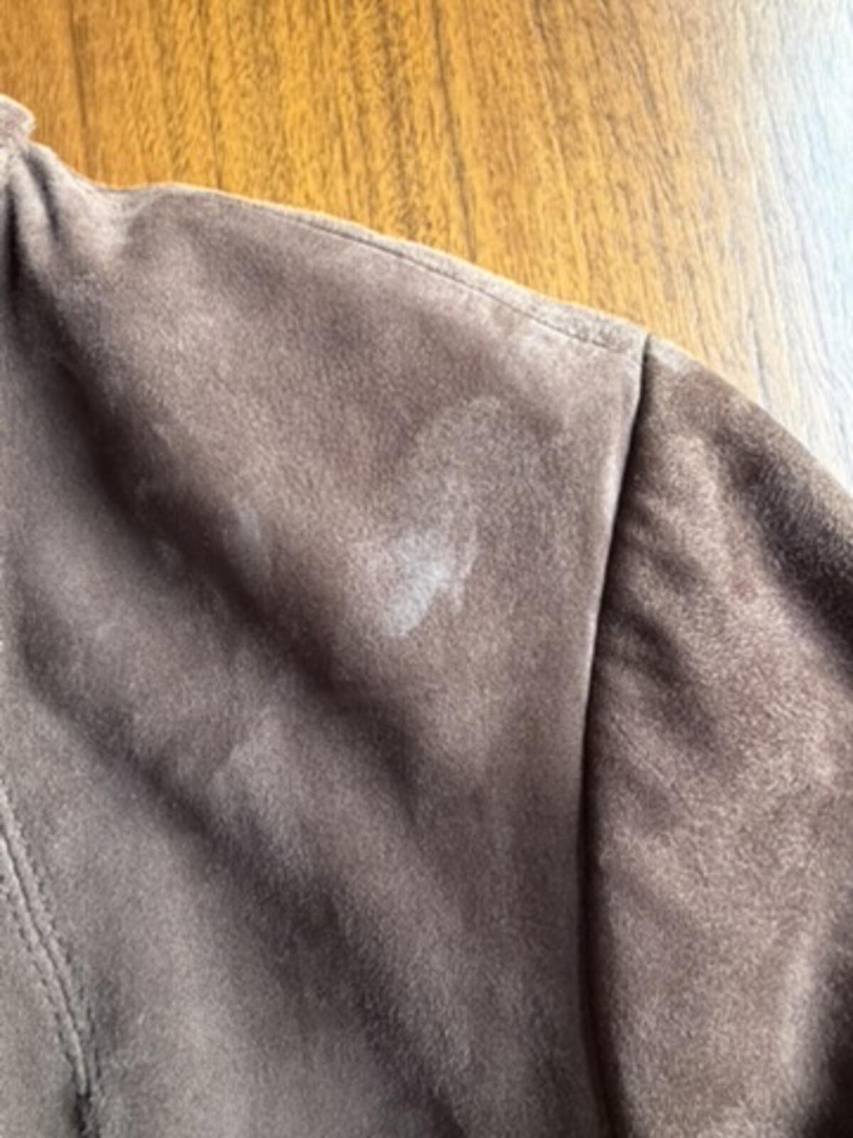 Talbot's Brown Suede Bomber Jacket - Size 14P
