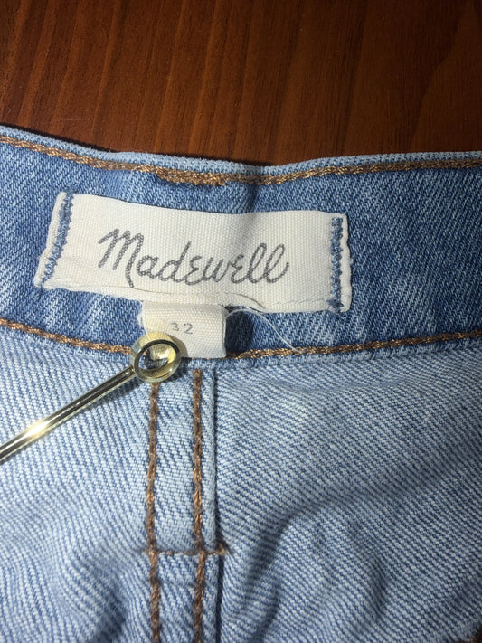 Madewell Women's Light Blue Denim Shorts - Size 32
