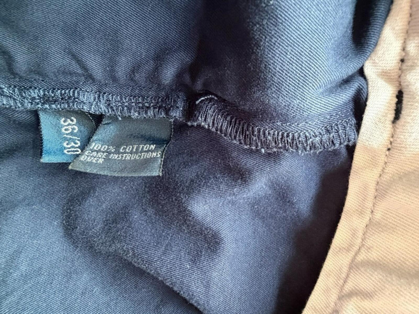 Polo Ralph Lauren Men's Pleated Navy Chinos - Size 36x30