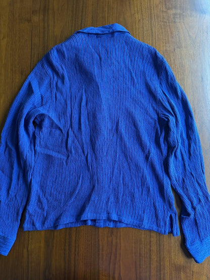 Chico's Design Women's Pucker Silk Blend Purple Button-Up NWT - Size S