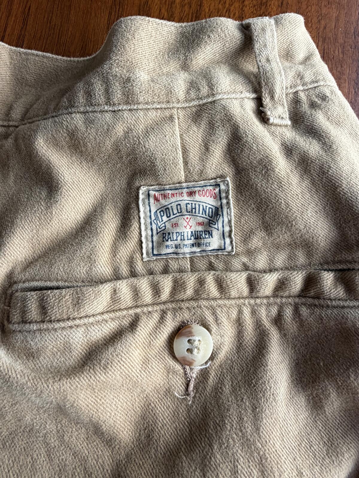 Polo by Ralph Lauren Men's Dark Khaki Cotton Pants - Size 33x30