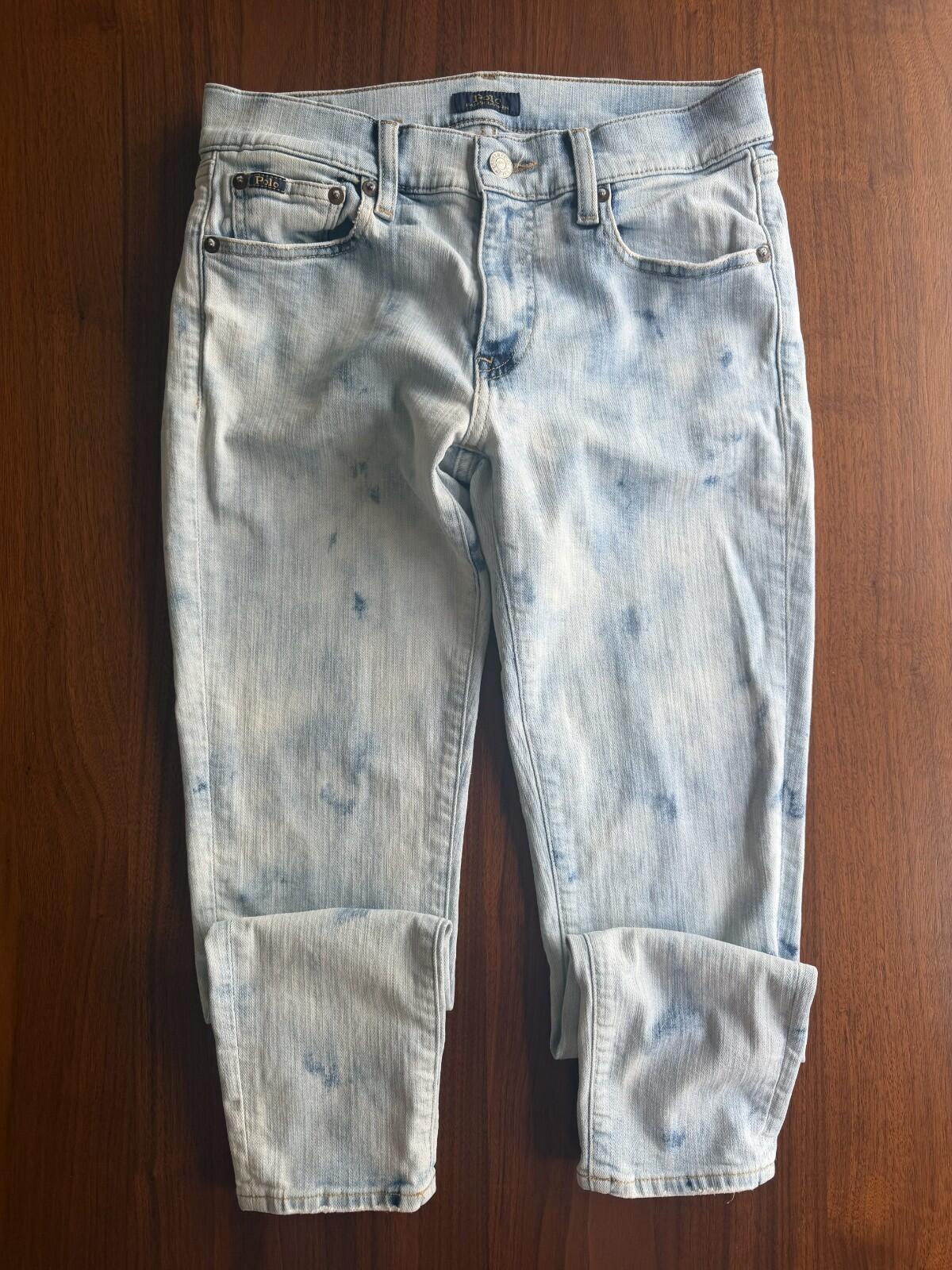 Polo by Ralph Lauren Skinny Acid Wash Jeans - Size 27