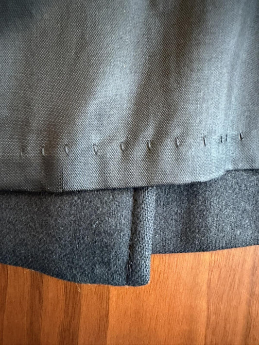 Pendleton Women's Black Pure Virgin Wool Midi Skirt - Size 12