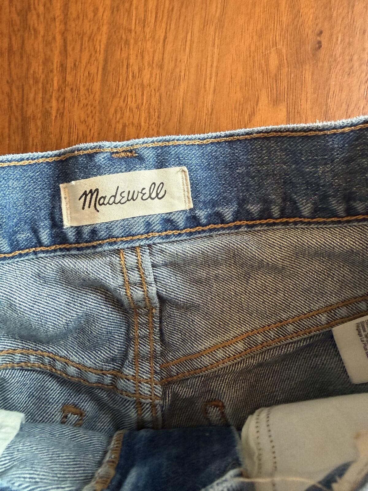 Madewell Women's The Momjean Jean Shorts - Size 23