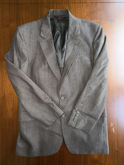Hart Schaffner & Marx Men's Brown Plaid Blazer Jacket - Size 42
