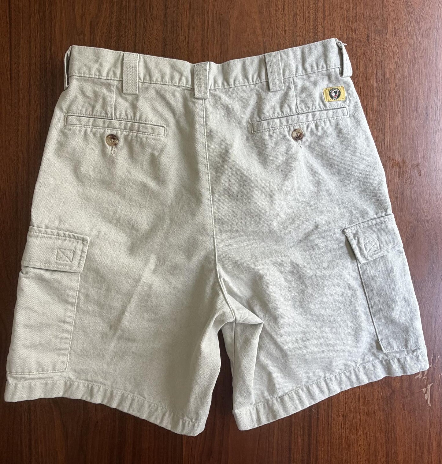 Duck Head 90's Men's Khaki Cargo Shorts - Size 30