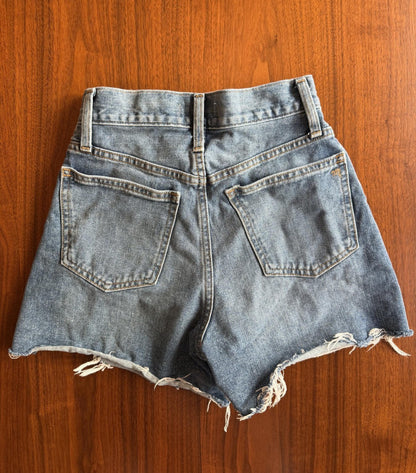 Madewell Women's The Momjean Jean Shorts - Size 23