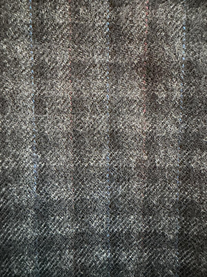 Vintage Savannah Women's Gray Black Plaid Wool Pants- Size 8
