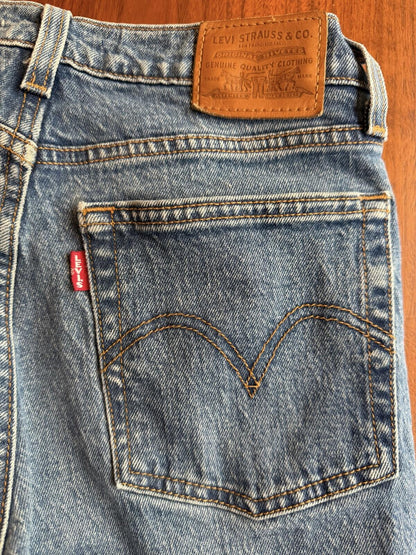 Levi's Women's Wedgie Straight High Rise Cropped Jeans - Size 26