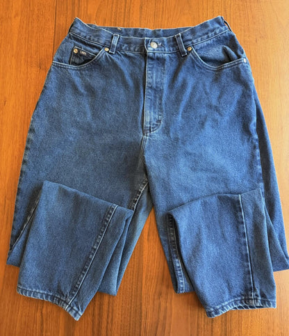 Vintage 90s Lee High-Waisted Tapered Leg Mom Jeans - Size 14