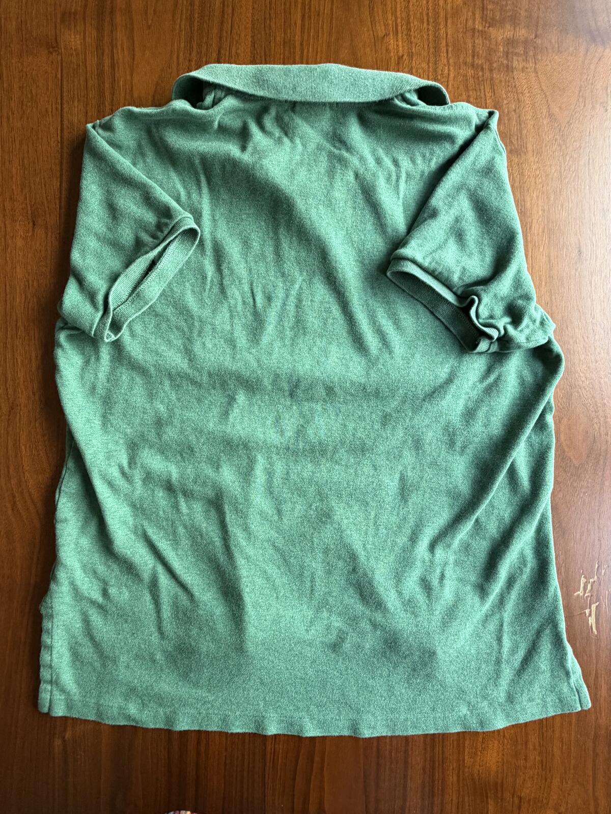 Polo Ralph Lauren Men's Custom Fit Green Short Sleeve Polo Shirt - Size L