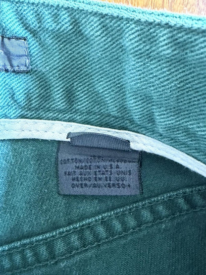 Lizwear Green High-Waisted Denim Jeans - Size 8