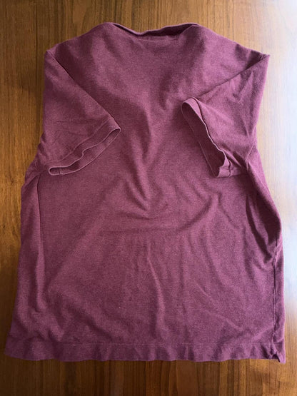 Lacoste Regular Fit Burgundy Short Sleeve Polo Shirt - Size XL