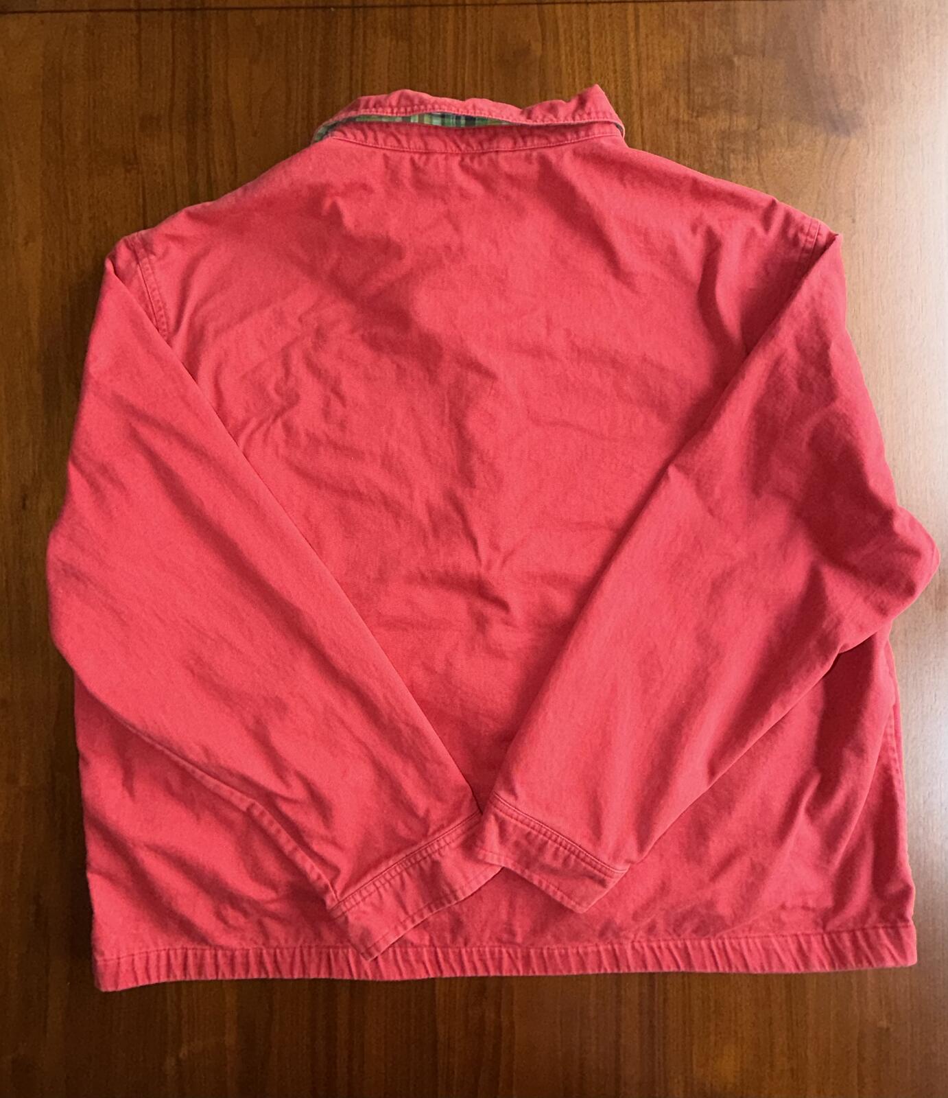 Polo by Ralph Lauren Men's Red Harrington Style Jacket - Size XXL