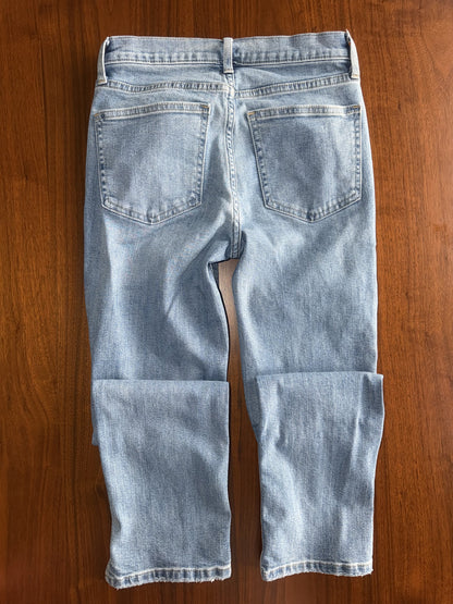 Vintage GAP Women's Slim Mid Rise Light Blue Jeans - Size 25R