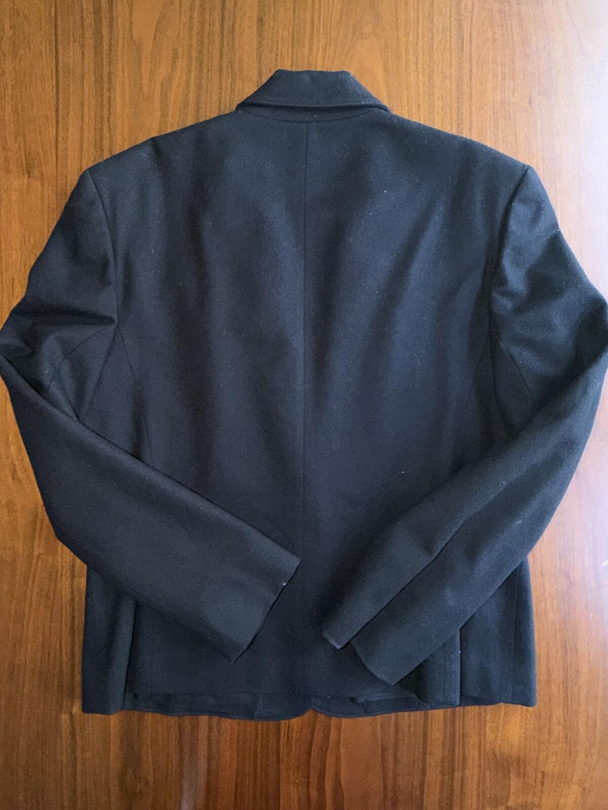 Pendleton Women's Pure Virgin Wool Black Blazer Jacket - Size 4