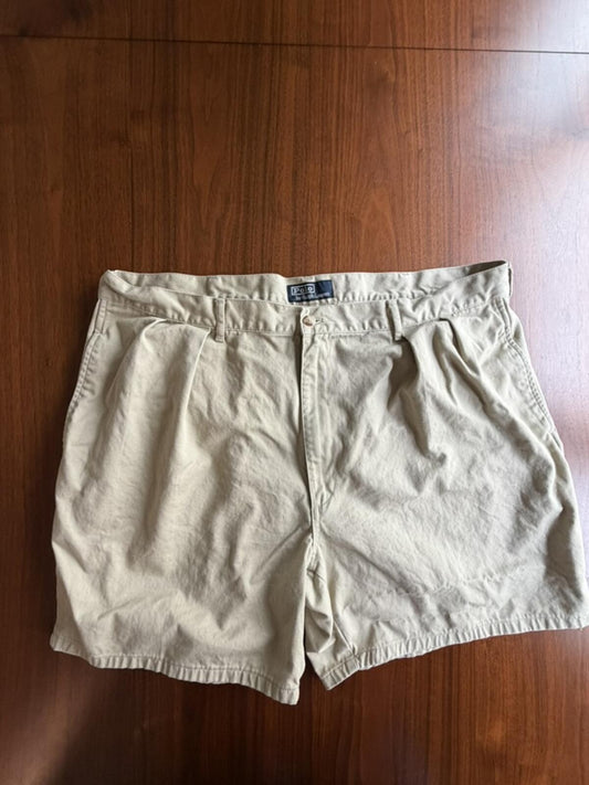 Polo by Ralph Lauren Men's Khaki Cotton Chino Shorts - Size 42