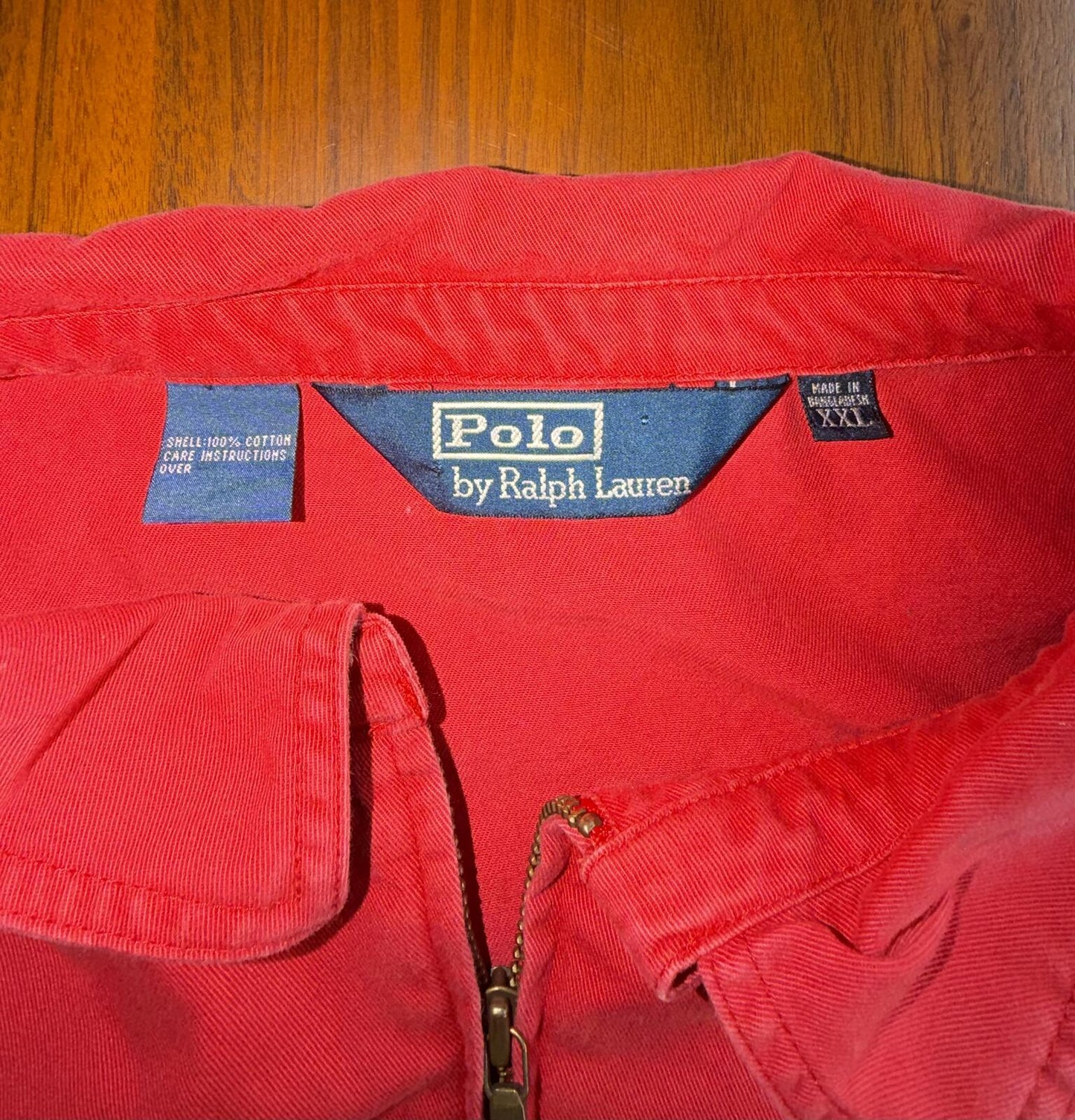Polo by Ralph Lauren Men's Red Harrington Style Jacket - Size XXL