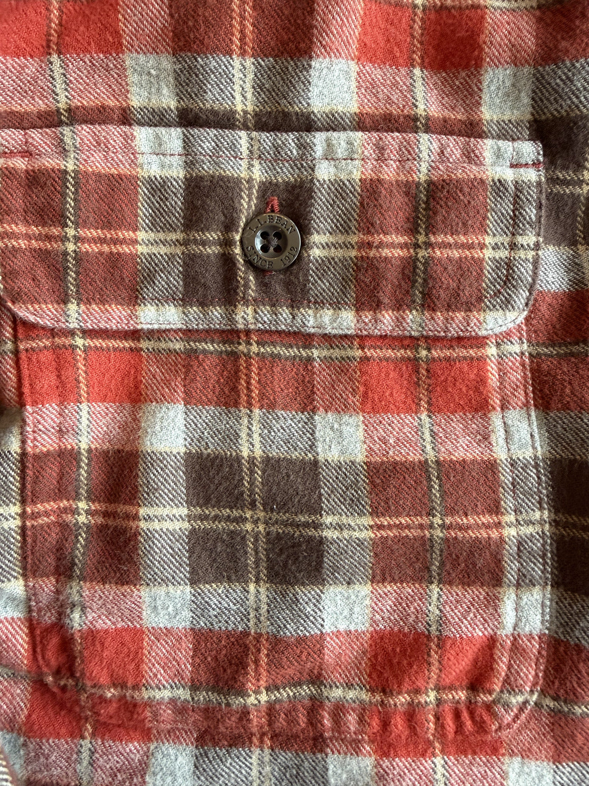 L.L.Bean Traditional Fit Fleece-Lined Plaid Shirt Jacket Size S
