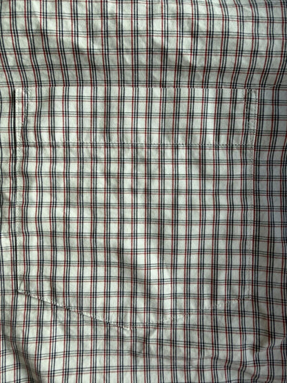 J.Crew Men's Thompson Shirtings 80s 2-Ply Red Plaid Button-Down Shirt - Size 17-35