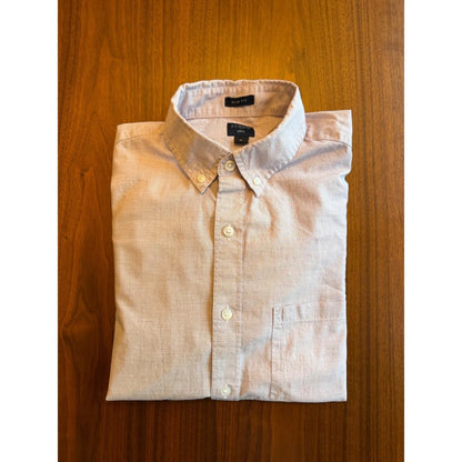 J.Crew Men's Slim Fit Long-Sleeve Button-Down Shirt Lavender - Size M