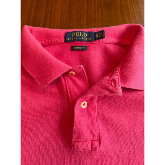 Polo Ralph Lauren Men's Pique Polo Shirt in Bright Pink - Size XL