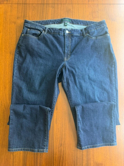 Lauren Ralph Lauren Women's Dark Wash Jeans - Size 20W