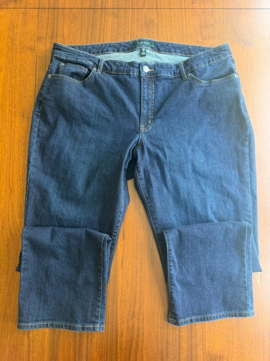 Lauren Ralph Lauren Women's Dark Wash Jeans - Size 20W