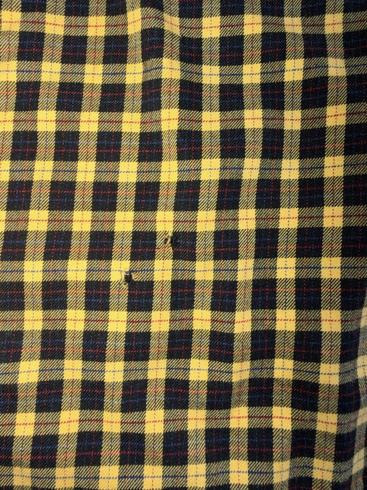 Polo Ralph Lauren Men's Classic Fit Yellow Plaid Button Down - Size L