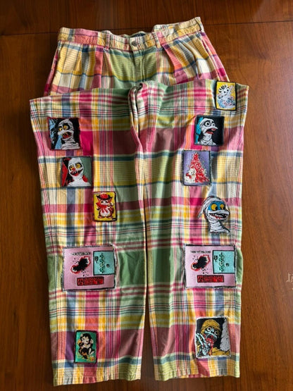 Polo Ralph Lauren Urban Renewal Reworked Madras Plaid Pants - Size 34x32