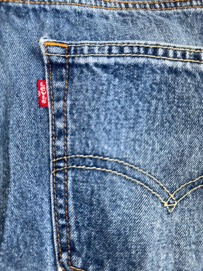 Vintage Levi's 505 Regular Fit Straight Leg Jeans  36x30 Blue Denim
