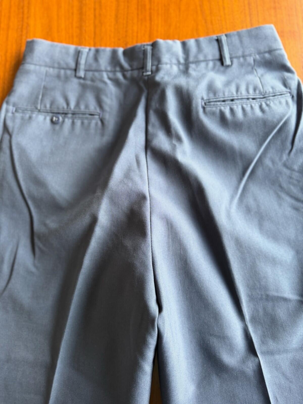 Vintage 1979 US Air Force Trousers Tropical Wool Blend - 33
