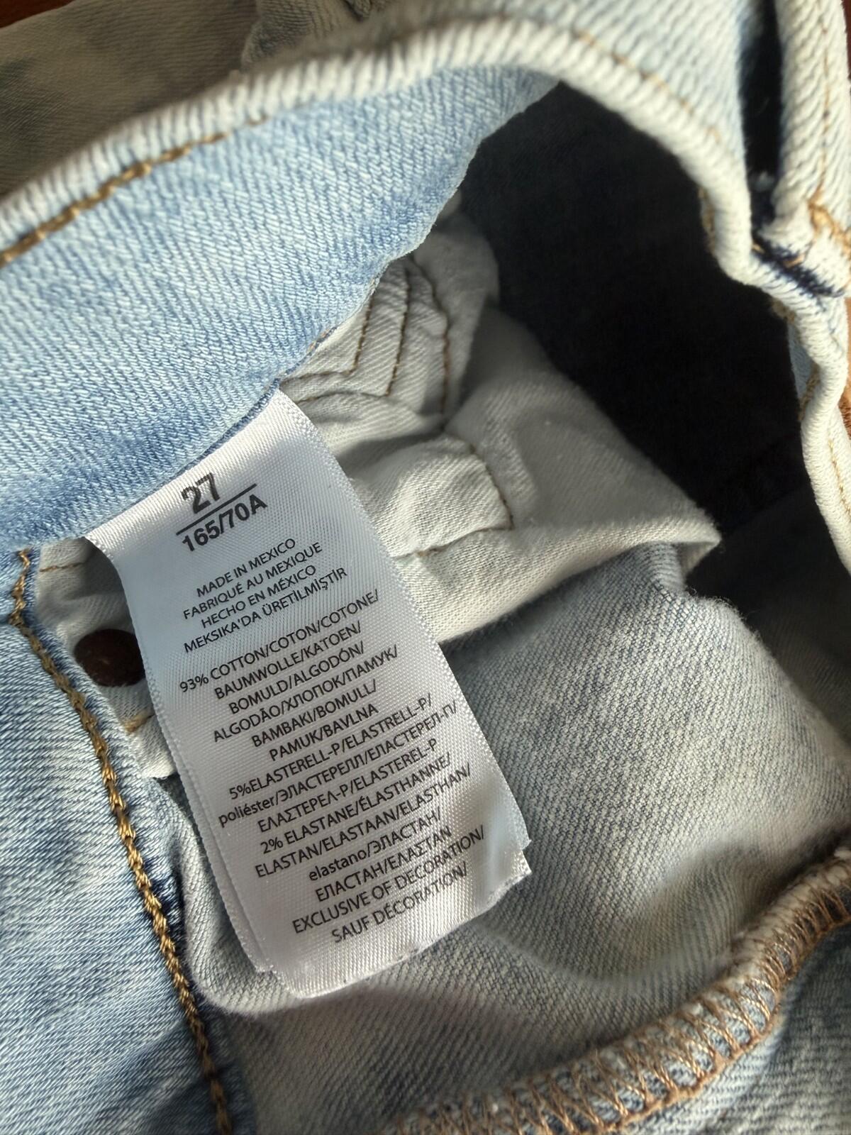 Polo by Ralph Lauren Skinny Acid Wash Jeans - Size 27